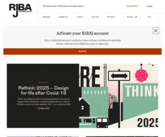 Ribaj.com(RIBA Journal Magazine) Screenshot