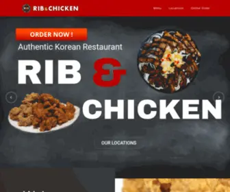 Ribandchicken.ca(Authentic Korean Cuision) Screenshot