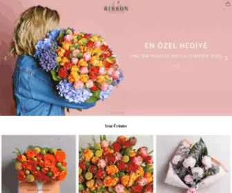 Ribbonflowers.com(Ribbon Flowers Istanbul: Online Butik Çiçek Gönder) Screenshot