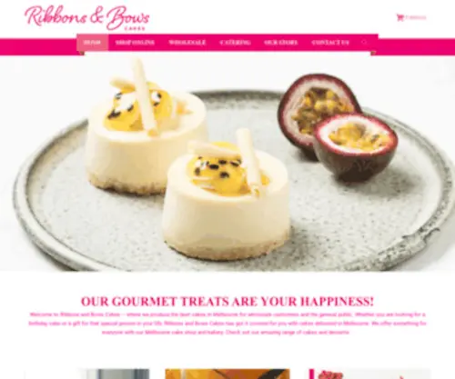 Ribbonsandbowscakes.com.au(Cake Delivery Melbourne) Screenshot