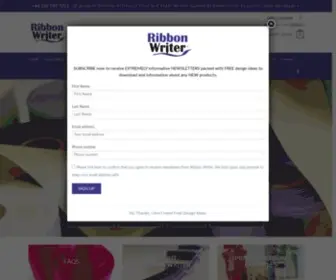 Ribbonwriter.com(Ribbon Writer) Screenshot