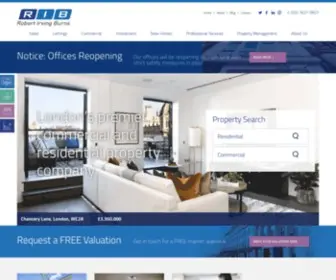 Rib.co.uk(Estate Agents & Commercial Property Agent In London) Screenshot
