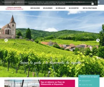 Ribeauville-Riquewihr.com(Office de Tourisme du Pays de Ribeauvillé et Riquewihr en Alsace (Haut) Screenshot