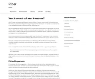 Riber.net(Bloggen) Screenshot