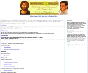 Ribessj.org(Hundreds of spiritual training sessions) Screenshot