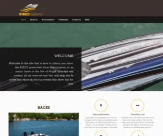 Ribexhibitions.co.uk(Celebrating the world of power boats) Screenshot