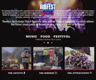 Ribfest.net(2021 RibFest) Screenshot