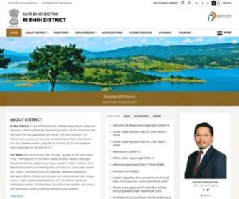 Ribhoi.gov.in(Ri Bhoi District) Screenshot