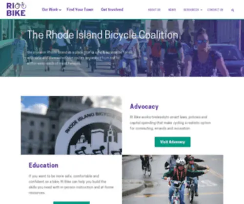 Ribike.org(RI Bike) Screenshot