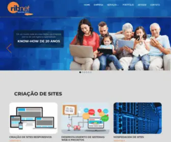 Ribnet.com.br(Ribnet Criação de Sites e Hospedagem de Sites) Screenshot
