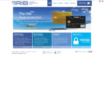 Ribnv.com(Republic International Bank) Screenshot