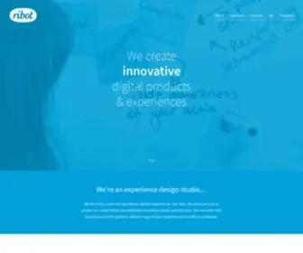 Ribot.co.uk(A digital design studio for mobile) Screenshot
