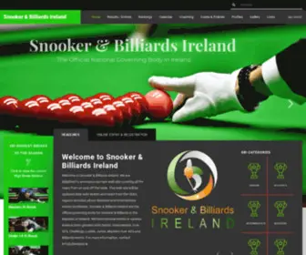 Ribsa.ie(Snooker & Billiards Ireland) Screenshot