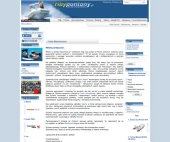Ribypontony.pl(Sale of various types of mining equipment) Screenshot