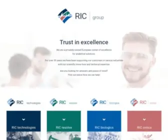 Ric-Group.com(RIC group) Screenshot