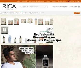 Ricacosmetics.eu(Rica Cosmetics Shop) Screenshot