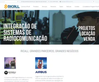 Ricallradio.com.br(RICALL RADIOCOMUNICACAO) Screenshot