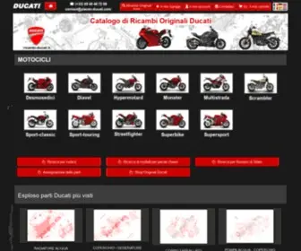 Ricambi-Ducati.it(# DUCATI) Screenshot