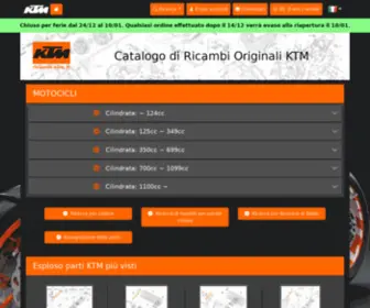 Ricambi-KTM.it(# KTM) Screenshot