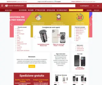 Ricambi-Telefonia.com(Distribuzione e vendita all'ingrosso di ricambi ed accessori per smartphone e tablet) Screenshot
