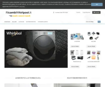 Ricambiwhirlpool.it(WHIRLPOOL HOTPOINT Ricambi & Accessori Online) Screenshot