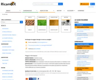 Ricambix.com(Catalogo ricambi ed accessori per bosco) Screenshot