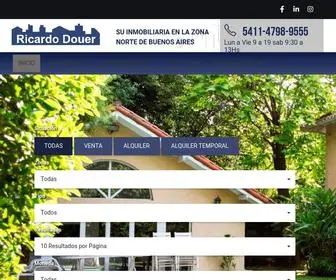 Ricardodouer.com(Su inmobiliaria en la Zona Norte de Buenos Aires) Screenshot