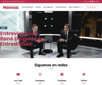 Ricardomonreal.mx(Dit domein kan te koop zijn) Screenshot