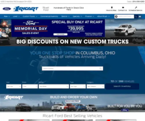 Ricartfordauto.com(Ricart Ford) Screenshot