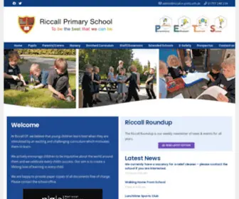 Riccallprimary.co.uk(Riccall Primary School) Screenshot