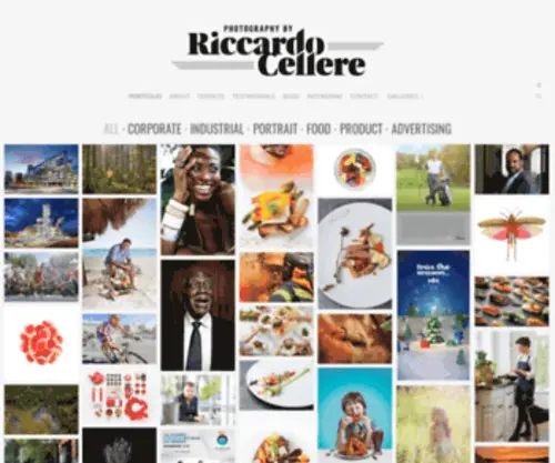 Riccardocellere.com(Photography by Riccardo Cellere) Screenshot