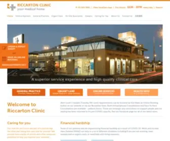 Riccartonclinic.co.nz(Riccarton Clinic) Screenshot