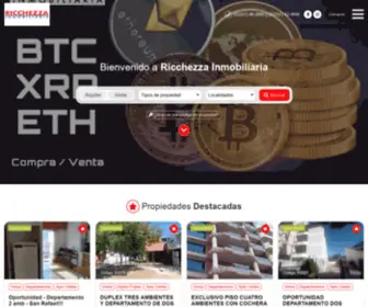 Ricchezza.com.ar(Ricchezza Inmobiliaria) Screenshot