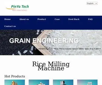 Rice-Mill-Machine.com(Rice Milling Machine) Screenshot