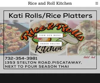 Riceandrollkitchen.com(Rice and Roll Kitchen) Screenshot