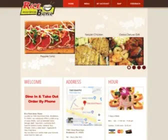 Ricebowlbradenton.com(Rice Bowl Asian House) Screenshot