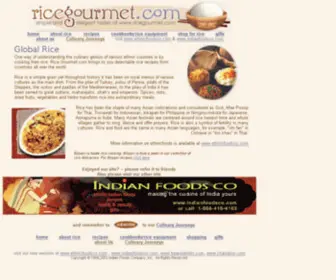 Ricegourmet.com(Rice) Screenshot