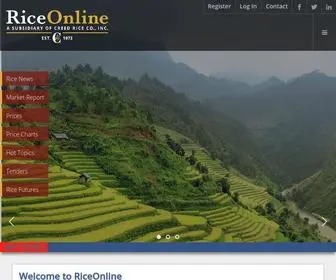 Riceonline.com(Rice Online) Screenshot