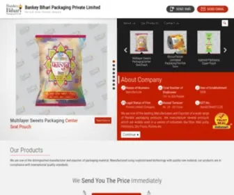 Ricepackagingbags.com(Bankey Bihari Packaging Private Limited) Screenshot