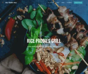 Ricepaddiesgrill.com(Rice Paddies Grill) Screenshot