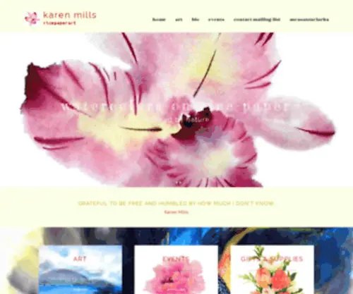 Ricepaperart.com(Rice paper art) Screenshot