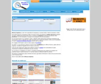 Ricercaimprese.com(Elenco Imprese in Italia) Screenshot