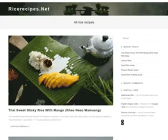 Ricerecipes.net(Ricerecipes) Screenshot