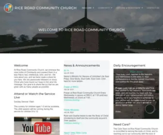 Riceroadcc.ca(Rice Road Community Church) Screenshot