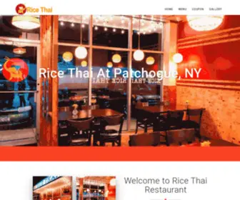 Ricethaipatchogue.com(Incorrect syntax near the keyword 'FROM') Screenshot