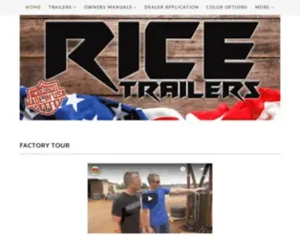 Ricetrailers.com(Rice Trailers) Screenshot