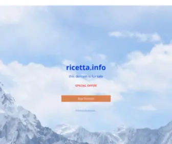 Ricetta.info(For Sale) Screenshot