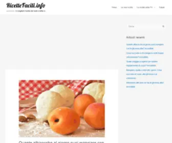 Ricettefacili.info(News sugli alimenti e ricette) Screenshot