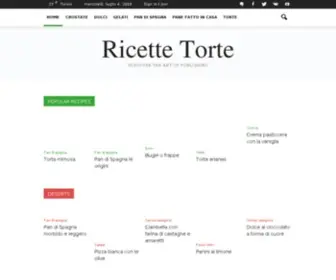 Ricettetorte.com(Ricette Torte) Screenshot