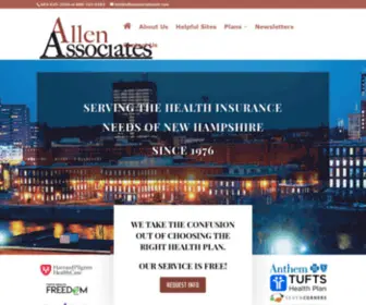 Richallen.com(Allen Associates NH Health Insurance Anthem NH Blue Cross Anthem NH) Screenshot